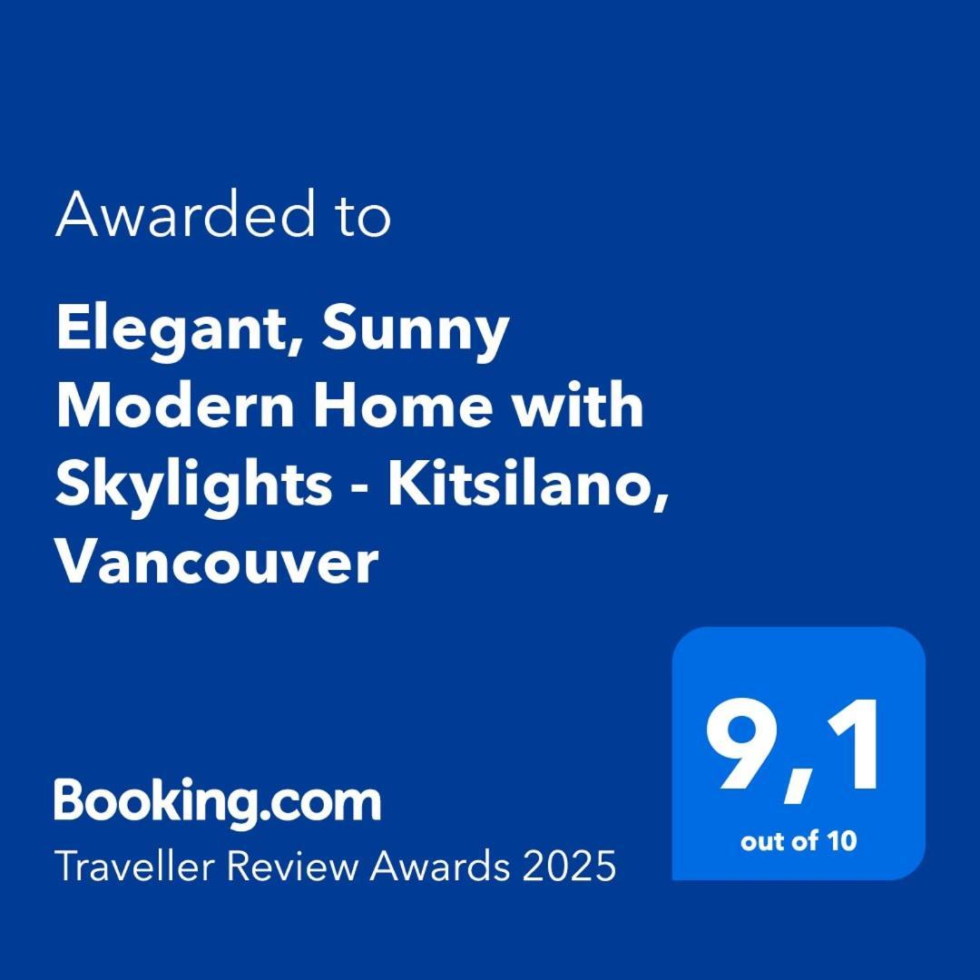 Elegant, Sunny Modern Home With Skylights - Kitsilano, Vancouver Bagian luar foto
